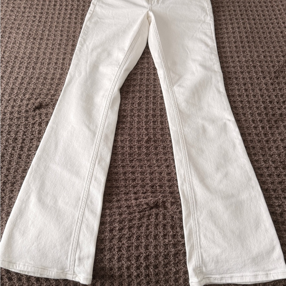 FP Movement by Free People White Flare Jeans